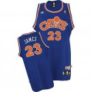 LeBron James Cavaliers #23 2008 Retro Blue Stitched Jersey