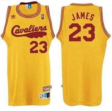 lebron james yellow cavs jersey