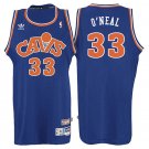 Shaquille O'Neal Cavaliers #33 Blue Hardwood Classic Stitched Jersey