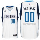 2017 Mens Dallas Mavericks Home White Custom Stitched Jersey