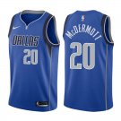Dallas Mavericks Doug McDermott #20 Blue Icon Edition Stitched Jersey