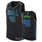 Dallas Mavericks Harrison Barnes #40 Black City Stitched Jersey