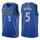 Dallas Mavericks J.J. Barea #5 Blue Icon Stitched Jersey