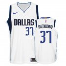 Dallas Mavericks Kostas Antetokounmpo #37 White Stitched Jersey