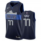 Dallas Mavericks Luka Doncic #77 Navy Statement Stitched Jersey