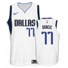 Dallas Mavericks Luka Doncic #77 White Stitched Jersey