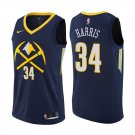 Denver Nuggets Devin Harris #34 Navy City Edition Stitched Jersey