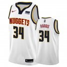 2018-19 Denver Nuggets Devin Harris #34 White Stitched Jersey
