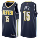 Denver Nuggets Nikola Jokic #15 Navy Icon Stitched Jersey