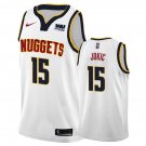2018-19 Denver Nuggets Nikola Jokic #15 White Stitched Jersey