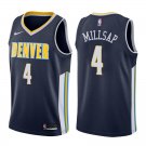 Denver Nuggets Paul Millsap #4 Navy Icon Stitched Jersey
