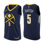 Denver Nuggets Will Barton #5 Navy City Edition Stitched Jersey