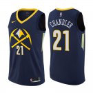 Denver Nuggets Wilson Chandler #21 Navy City Edition Stitched Jersey