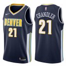 Denver Nuggets Wilson Chandler #21 Navy Icon Stitched Jersey