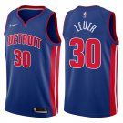 Detroit Pistons Jon Leuer #30 Blue Icon Stitched Jersey