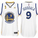 Warriors #9 Andre Iguodala 2015 Finals Champions White Stitched Jersey