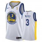 Golden State Warriors David West #3 White 2018 Champs Jersey