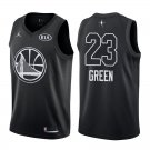 2018 All-Star Golden State Warriors Draymond Green #23 Black Jersey