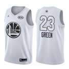 2018 All-Star Golden State Warriors Draymond Green #23 White Jersey