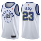 Golden State Warriors Draymond Green #23 White Hardwood Classic Jersey