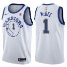 Golden State Warriors JaVale McGee #1 White Hardwood Classic Jersey