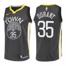 Golden State Warriors Kevin Durant #35 Black Statement Stitched Jersey
