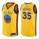Golden State Warriors Kevin Durant #35 Gold City Edition Jersey