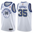 Golden State Warriors Kevin Durant #35 White Hardwood Classic Jersey