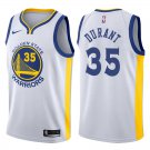 Golden State Warriors Kevin Durant #35 White Stitched Jersey
