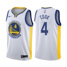 Golden State Warriors Quinn Cook #4 White Stitched Jersey