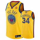 Golden State Warriors Shaun Livingston 34 Gold 2018 Finals City Jersey