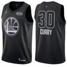 2018 All-Star Golden State Warriors Stephen Curry #30 Black Jersey