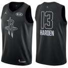 2018 All-Star Houston Rockets James Harden #13 Black Stitched Jersey