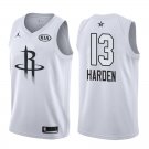 2018 All-Star Houston Rockets James Harden #13 White Stitched Jersey