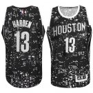 Houston Rockets #13 James Harden City Lights Black Stitched Jersey