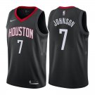 Houston Rockets Joe Johnson #7 Black Statement Edition Stitched Jersey