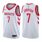 Houston Rockets Joe Johnson #7 White Stitched Jersey
