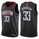 Houston Rockets Ryan Anderson #33 Black Statement Stitched Jersey