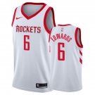 Houston Rockets Vincent Edwards #6 White Stitched Jersey