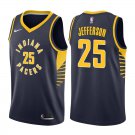 Indiana Pacers Al Jefferson #25 Navy Icon Stitched Jersey