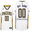 2017 Mens Indiana Pacers Home White Custom Stitched Jersey