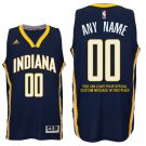 2017 Mens Indiana Pacers Road Navy Custom Stitched Jersey