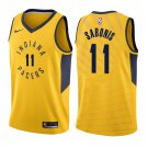 Indiana Pacers Domantas Sabonis #11 Gold Statement Stitched Jersey