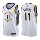 Indiana Pacers Domantas Sabonis #11 White Stitched Jersey