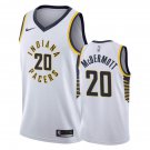 Indiana Pacers Doug McDermott #20 White Stitched Jersey