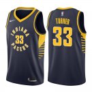 Indiana Pacers Myles Turner #33 Navy Icon Stitched Jersey