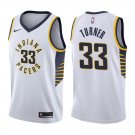 Indiana Pacers Myles Turner #33 White Stitched Jersey