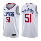 Los Angeles Clippers Boban Marjanovic #51 White Stitched Jersey