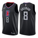 Los Angeles Clippers Danilo Gallinari #8 Black Statement Jersey