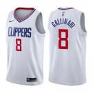Los Angeles Clippers Danilo Gallinari #8 White Stitched Jersey